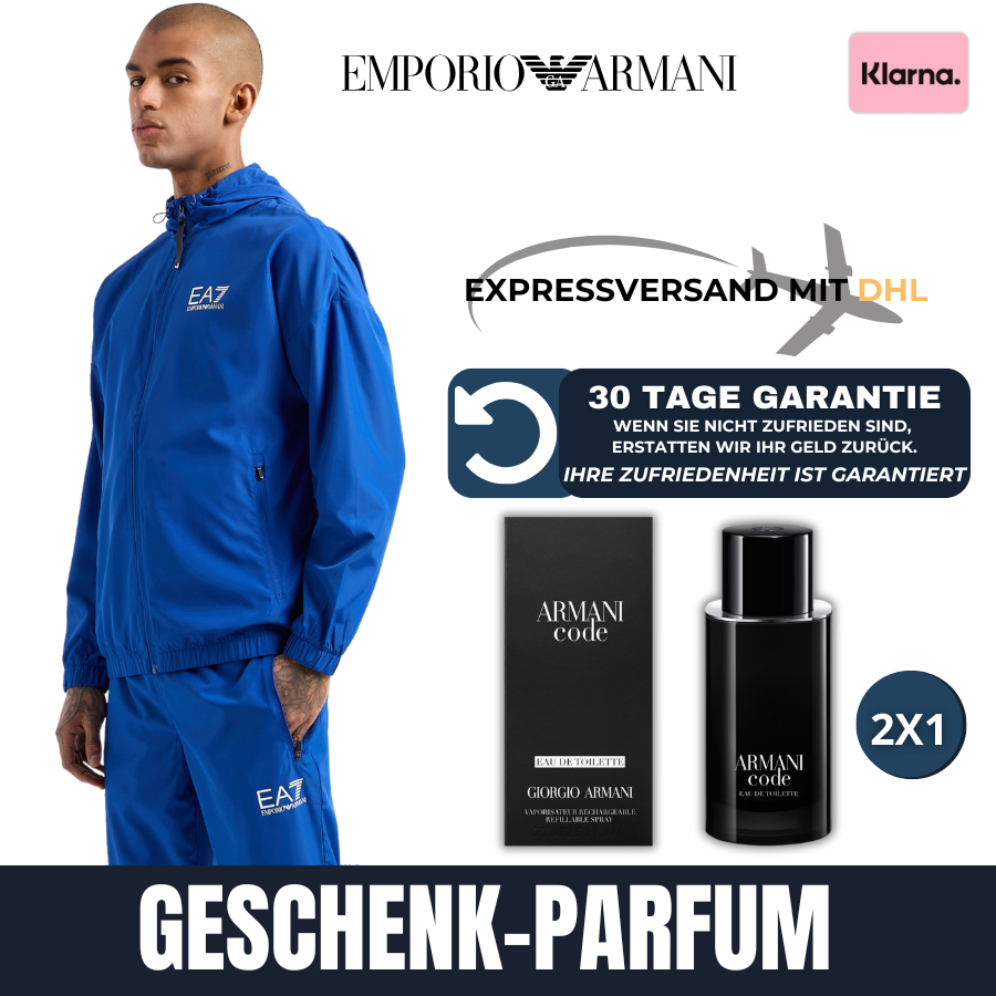 AKTION: EA7-TRAININGSANZUG + GRATISPARFUM