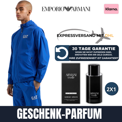 AKTION: EA7-TRAININGSANZUG + GRATISPARFUM