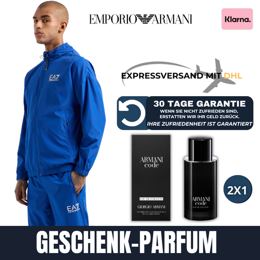 AKTION: EA7-TRAININGSANZUG + GRATISPARFUM