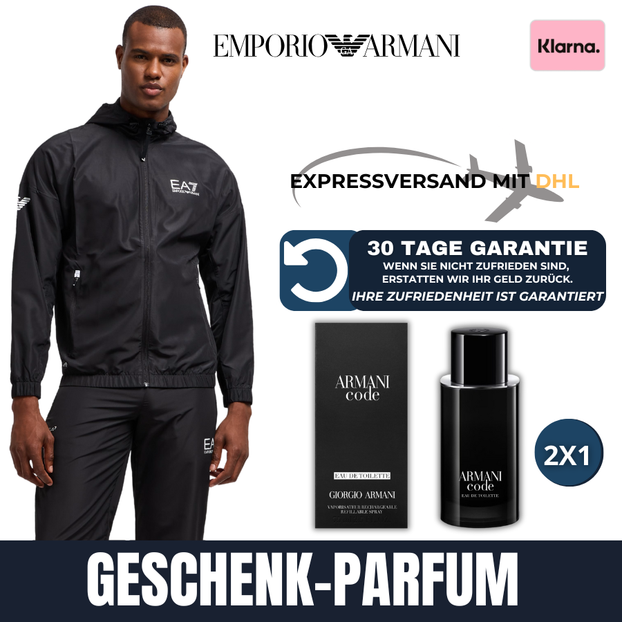 AKTION: EA7-TRAININGSANZUG + GRATISPARFUM